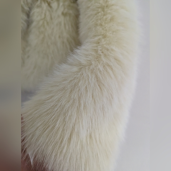 ZARA FAUX-FUR COLLARED SHORT JACKET YELLOW M - Picture 10 of 14